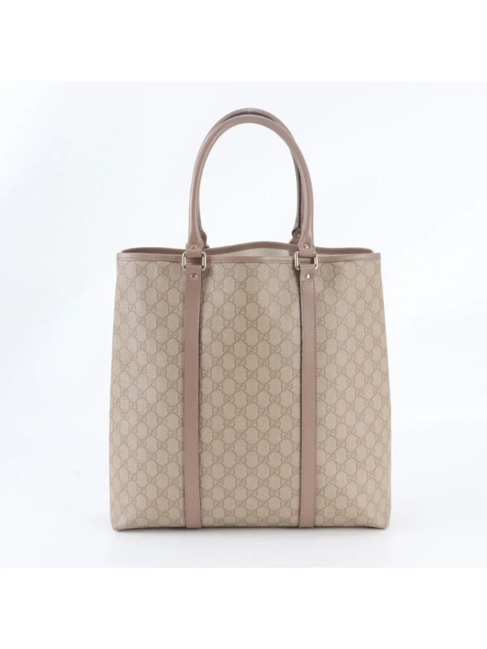 Gucci GG Supreme Sherry Line Leather Tote Shoulder